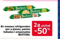 Carrefour Market BUITONI En masses refrigerades per a pizzes, pastes fullades i empanades oferta