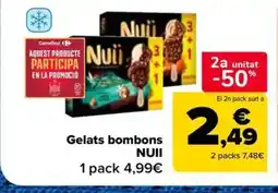 Carrefour Market NUII Gelats bombons oferta