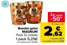 Carrefour Market MAGNUM Bombó gelat oferta