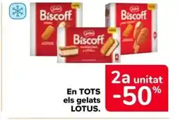Carrefour Market LOTUS En tots els gelats oferta