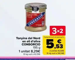 Carrefour Market CONSORCIO Tonyina del Nord en oli d'oliva oferta
