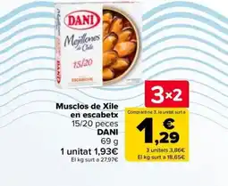 Carrefour Market DANI Musclos de Xile oferta