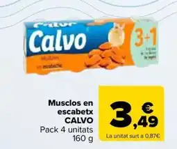Carrefour Market CALVO Musclos en escabetx oferta