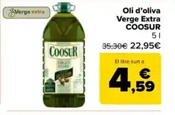 Carrefour Market COOSUR Oli d'oliva Verge Extra oferta