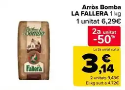 Carrefour Market LA FALLERA Arròs Bomba oferta