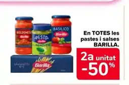 Carrefour Market BARILLA En totes les pastes i salses oferta