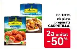 Carrefour Market CARRETILLA En tots els plats preparats oferta