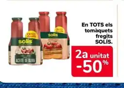 Carrefour Market SOLIS En tots els tomàquets fregits oferta