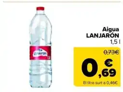Carrefour Market LANJARÓN Aigua oferta