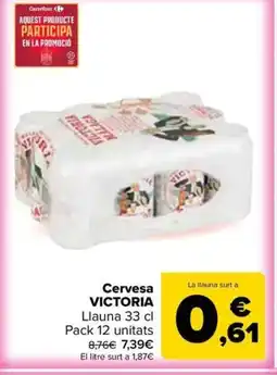 Carrefour Market VICTORIA Cervesa oferta