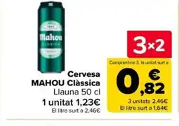 Carrefour Market MAHOU Cervesa Clàssica oferta