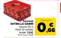Carrefour Market ESTRELLA DAMM Cervesa oferta