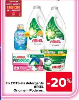 Carrefour Market ARIEL En tots els detergents oferta