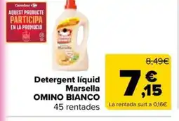 Carrefour Market OMINO BIANCO Detergent líquid Marsella oferta
