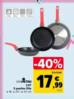 Carrefour Market SAN PIETRO 3 paelles Olly oferta
