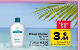 Carrefour Market ECRAN Crema aftersun oferta