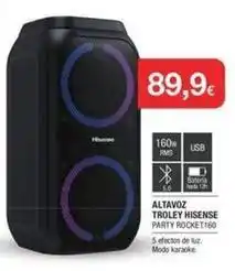 Milar Hisense - altavoz troley party rocket oferta