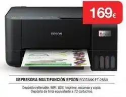 Milar Epson - impresora multifunción ecotank et-2860 oferta