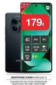 Milar Xiaomi - smartphone redmi note 15 oferta