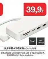 Milar Belkin - hub usb-c oferta