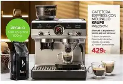 Milar Krups - cafetera express con molinillo oferta