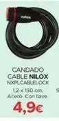 Milar Nilox - candado cable oferta