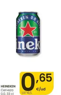 Eroski HEINEKEN Cerveza 0.0, oferta