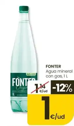 Eroski FONTER Agua mineral oferta