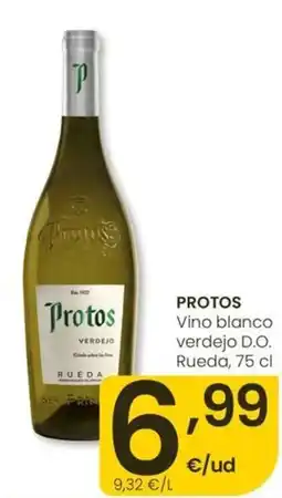 Eroski PROTOS Vino blanco verdejo D.O. Rueda oferta
