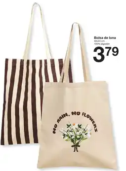 Zeeman Bolsa de lona oferta