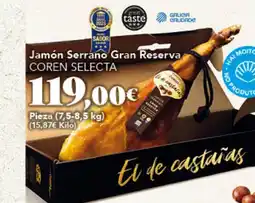 Gadis COREN SELECTA Jamón Serrano Gran Reserva oferta