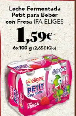Gadis IFA ELIGES Leche Fermentada Petit para Beber con Fresa oferta