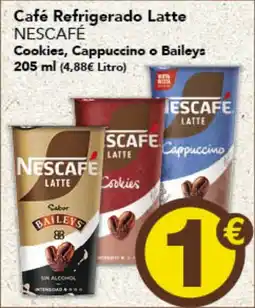 Gadis NESCAFÉ Café Refrigerado Latte Cookies, Cappuccino o Baileys oferta