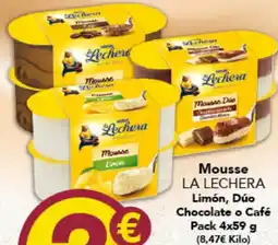 Gadis LA LECHERA Mousse Limón, Dúo Chocolate o Café oferta