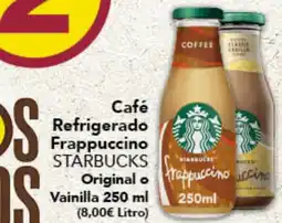 Gadis STARBUCKS Café Refrigerado Frappuccino original vainilla oferta