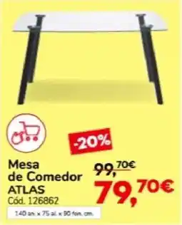 Conforama Mesa de comedor atlas oferta