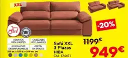 Conforama Sofá xxl 3 plazas hiba oferta