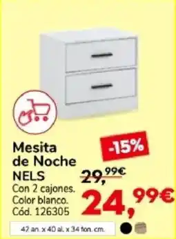Conforama Mesita de noche nels oferta