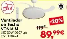 Conforama Ventilador de techo vonia M oferta