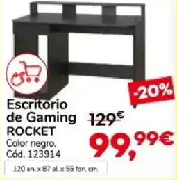 Conforama Escritorio de gaming rocket oferta