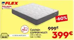 Conforama FLEX Colchón copper multi oferta