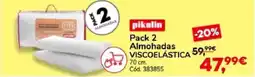 Conforama PIKOLIN Pack 2 almohadas viscoelastica oferta