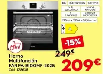 Horno multifunción far fa-bidomf-2025