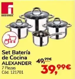 Conforama Set batería de cocina alexander oferta