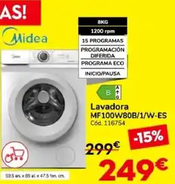 Conforama Lavadora mf100w80b/1/w-es oferta