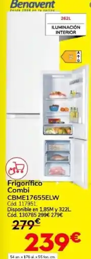 Conforama Frigorífico Combi CBME17655ELW oferta
