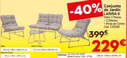 Conforama Conjunto de jardín larisa ii oferta