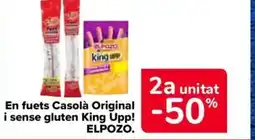 Carrefour Market ELPOZO En fuets Casolà Original i sense gluten King Upp! oferta