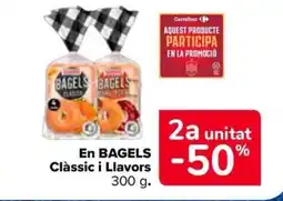 Carrefour Market BAGELS En Clàssic i Llavors oferta
