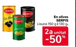 Carrefour Market SERPIS En olives oferta